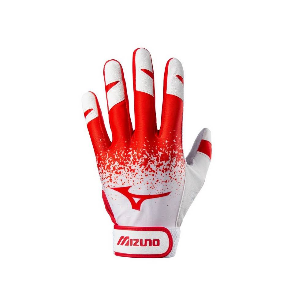 Mizuno Finch Softball Batting - Bayan Eldiven - Kırmızı Türkiye (JITUHN-873)